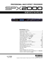 Yamaha SPX-2000 - Service Manual 